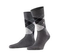 Burlington Herren Socken Manchester, Baumwolle, 1 Paar, Grau (Anthracite Melange 3095), 46-50