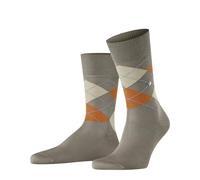 Burlington Herren Socken Manchester M So Baumwolle gemustert 1 Paar, Beige Cognac 4180, 40-46