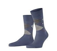 Burlington Herren Socken Manchester M So Baumwolle gemustert 1 Paar, Blau Jeans Melange 6274, 40-46