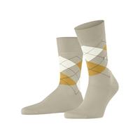 Burlington Herren Socken Manchester M So Baumwolle gemustert 1 Paar, Cremefarben Cream 4850, 40-46