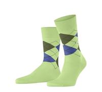 Burlington Socken Hellgrün mit Argyle-Muster