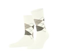 Burlington Herren Socken Manchester M So Baumwolle gemustert 1 Paar, Weiß Off-White 2041, 46-50