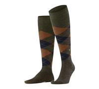Burlington Herren Socken Melange Edinburgh M Kh Wolle gemustert 1 Paar, Grün Evergreen 7460, 40-46