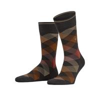 Burlington Herren Socken Newcastle M So Wolle gemustert 1 Paar, Braun Brown Melange 5166, 40-46