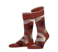 Burlington Herren Socken Newcastle M So Wolle gemustert 1 Paar, Gelb Sunset 8038, 40-46