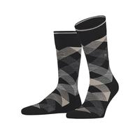 Burlington Herren Socken Newcastle M So Wolle gemustert 1 Paar, Schwarz Black 3003, 40-46