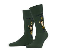 Burlington Socken mit Motiv Modell 'NUTTY NUTCRACKER' in Gruen, Größe 40-46