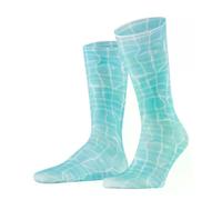 Burlington Herren Socken Poolside M So Baumwolle gemustert 1 Paar, Blau Key Largo 6852, 40-46
