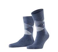 Burlington Herren Socken Preston M So weich und warm gemustert 1 Paar, Blau Orion Blue 6221, 40-46