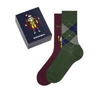 Burlington Herren Socken X-Mas Gift Box M SO Baumwolle gemustert 2 Paar, Mehrfarbig (Sortiment 0020), 40-46
