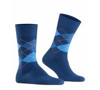 Burlington Socken Preston – weich und warm, gemustert – Royal Blue (6000) 40-46