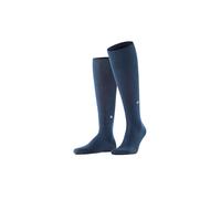 Burlington Herren Kniestrümpfe Dublin M KH Baumwolle lang einfarbig 1 Paar, Blau (Marine 6120) neu - umweltfreundlich, 40-46