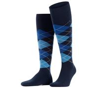 Burlington Kniestrümpfe Edinburgh (Argyle-Muster) spaceblau Herren - 1 Paar, Größe 40-46