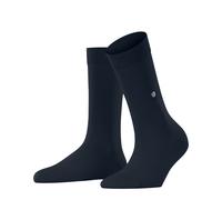 Burlington Damen Socken Lady W SO – Baumwolle, einfarbig, 1 Paar – Blau (Marine 6120) 36-41