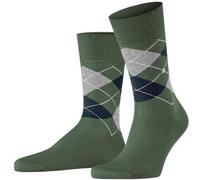 Burlington Manchester Mercerised Cotton Sock Dunkelgrün Gr 40/46 Herren