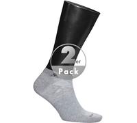 Burlington Tagessocke Sneaker Everyday hellgrau Herren - 2 Paar, Größe 40-46