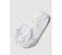 Burlington Sneakersocken mit Label-Details in Weiss, Größe 43/44