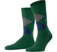 Burlington Socken Grün mit Argyle-Muster