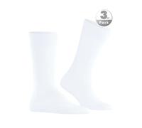 Burlington Socken Herren Baumwolle weiß, 40-46