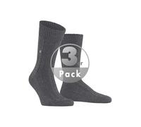 Burlington Socken Herren Schurwolle grau, 40-46