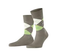 Burlington Socken Khaki mit Argyle-Muster