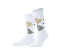 Burlington Socken weiss, Gemustert