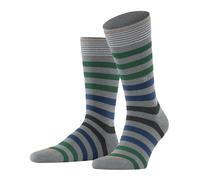 Burlington Tagessocke Blackpool New (Blockstreifen) dunkelgrau/bunt Herren - 1 Paar, Größe 40-46