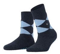 Burlington Tagessocke Cosy Argyle (Wollmischung) midnightblau Damen - 1 Paar, Größe 36-41