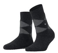 Burlington Tagessocke Cosy Argyle (Wollmischung) schwarz/grau Damen - 1 Paar, Größe 36-41