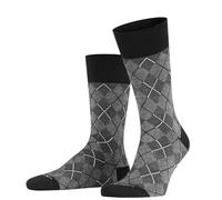 Burlington Socken mit Rautenmuster Modell 'Carrington' in Schwarz, Größe 40-46, Artikelnr. 128064440-46 Schwarz 40/46 Herren