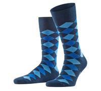 Burlington Tagessocke Danny (Baumwolle, Argyle-Muster) marineblau Herren - 1 Paar, Größe 40-46