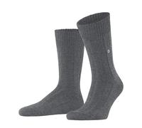 Burlington Herren Socken Dover Schurwolle einfarbig 1 Paar, Grau (Dark Grey 3070), 40-46