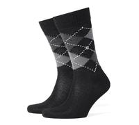 Burlington Tagessocke Preston (weiche Materialqualität) schwarz/grau Herren - 1 Paar, Größe 46-50