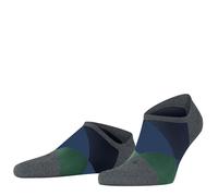 Burlington Tagessocke Sneaker Clyde (Argyle-Muster) carbongrau Herren - 1 Paar, Größe 40-46