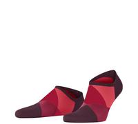 Burlington Herren Sneakersocken Clyde M Sn Baumwolle kurz gemustert 1 Paar, Rot Claret 8375, 40-46