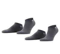 Burlington Tagessocke Sneaker Everyday anthrazitgrau Herren - 2 Paar, Größe 40-46