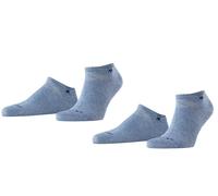 Burlington Tagessocke Sneaker Everyday jeansblau Herren - 2 Paar, Größe 40-46