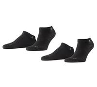 Burlington Tagessocke Sneaker Everyday schwarz Herren - 2 Paar, Größe 40-46