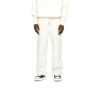 Burocs Basic Wide Sweatpants - Off-White - Wide Fit - Herren Jogginghose - B Stickerei - Elastik-Bund - Eingriffstaschen, Farbe:Off White, Hosengröße:XL