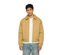 Burocs Padded Harrington Jacket - Beige - Herrenjacke mit Kent-Kragen - Gesteppte Wattierung - dezente Stickerei, Größe:M, Farbe:Beige