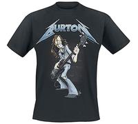 Burton, Cliff Squindo Stack Männer T-Shirt schwarz L 100% Baumwolle Band-Merch, Bands