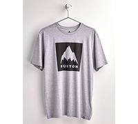 Burton Herren Classic Mountain High T Shirt, Gray Heather, 52 EU
