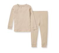 Burt's Bees Baby Jungen Pyjama 2-teiliges Pyjama-Set mit T-Shirt und Hose aus 100% Bio-Baumwolle, Neutrale Feste Rippen, 8 Jahre