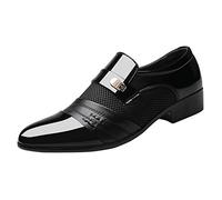Business Anzugschuhe Herren Lederschuhe Lack Lederfutter Hochzeitsschuh Lackschuhe Oxford Smoking Lackleder Schuhe Hochzeit Leder Smokingschuh Lederschuhe Herren Schwarz Sneaker Gr.38-47