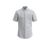 Businesshemd SEIDENSTICKER "Regular", Herren, Gr. XXL (46), normale Ärmellängen, beige (sand), 100% Baumwolle, bedruckt, regular fit, gerader Abschluss, Hemden, Regular Kurzarm Kentkragen Druck (42251