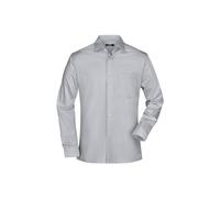 Business Hemd langarm "JN606" - James & Nicholson Light-Grey M