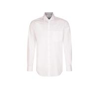 Seidensticker Herren Mens Regular Patch Longsleeve Hemd, Weiß(153480), 46 EU