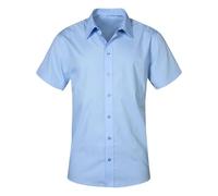 Promodoro Men´s Poplin Shirt Short Sleeve 4XL lightblue