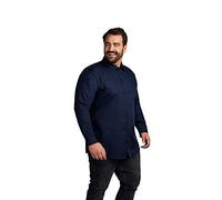 Business Langarm-Hemd Plus Size Herren, Marineblau, XXXL