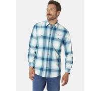 Businesshemd BABISTA "Flanellhemd OLVAR", Herren, Gr. XXL, weit, blau (türkis kariert), Obermaterial: 100% Baumwolle CO., Hemden (14236169-XXL) türkis kariert